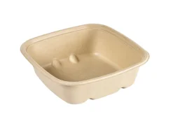 Cube Schale quadratisch 900 ml Braun ungeteilt