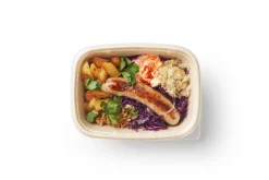 Cube Schale rechteckig 1200 ml Braun ungeteilt