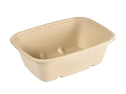 Cube Schale rechteckig 1200 ml Braun ungeteilt