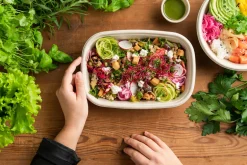 Cube Schale rechteckig 900 ml Braun ungeteilt