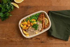 Cube Schale rechteckig 800 ml Braun ungeteilt