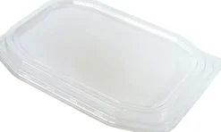 Deckel für PP-Menüschale HMR 221 x 154 x 14 mm Transparent