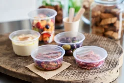 Delipack rund 125 ml Transparent ungeteilt