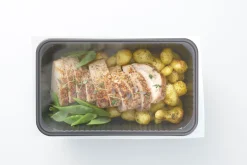 DF Baseline Schale 1Teilung. 260 x 158 x 70,7 mm Schwarz ungeteilt