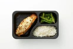 DF Baseline Schale 3Teilung. 260 x 158 x 44,7 mm Schwarz 3-Teilung