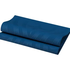Duni Elegance®-Serviette Lily 40 x 40 cm Dunkelblau