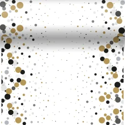 Dunicel® 3 in 1 0,4 x 4,8 m Festive Bubbles Black