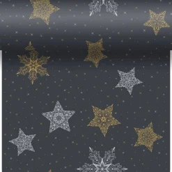 Dunicel® 3 in 1 0,4 x 4,8 m Snowstars Black