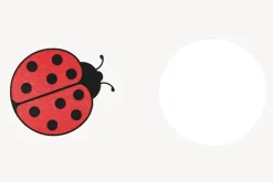 Dunicel® Lätzchen 40 x 60 cm Ladybird