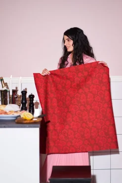 Dunicel® Mitteldecke 84 x 84 cm Rich Roses