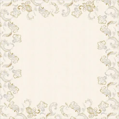 Dunicel® Mitteldecke 84 x 84 cm Golden Grace Cream