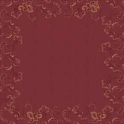Dunicel® Mitteldecke 84 x 84 cm Golden Grace Bordeaux