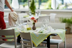 Dunicel® Mitteldecken 84 x 84 cm Elise Stripes