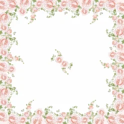 Dunicel® Mitteldecken 84 x 84 cm Rose Glory