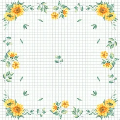 Dunicel® Mitteldecken 84 x 84 cm Sunflower Day