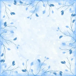 Dunicel® Mitteldecken 84 x 84 cm Frosted Winter