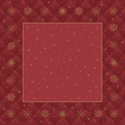 Dunicel® Mitteldecken 84 x 84 cm Rhombus Bordeaux