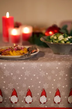 Dunicel® Tischdecke 138 x 220 cm Winter Flakes