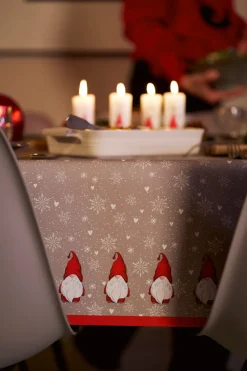 Dunicel® Tischdecke 138 x 220 cm Winter Flakes