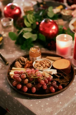 Dunicel® Tischdecke 138 x 220 cm Winter Flakes