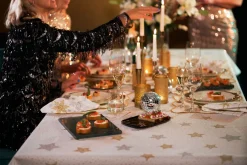 Dunicel® Tischdecke 138 x 220 cm Snowstars White