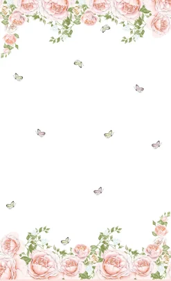 Dunicel® Tischdecke 138 x 220 cm Rose Glory