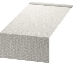 Dunicel® Tête-à-Tête-Tischläufer 0,4 x 24 m Woven Granite Grey