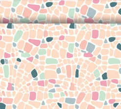 Dunicel® Tête-à-Tête-Tischläufer 0,4 x 24 m Ocean Pebbles