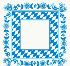 Dunicel®-Mitteldecke 84 x 84 cm Bayernraute