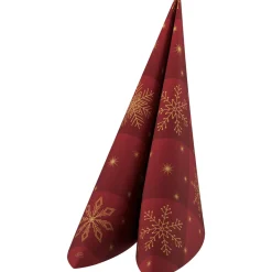 Dunilin®-Serviette 48 x 48 cm Rhombus Bordeaux