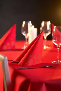 Dunilin®-Serviette 40 x 40 cm Stargazing Red