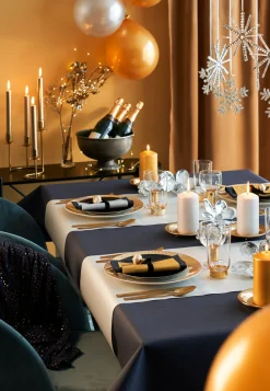 Dunisilk® Tête-à-Tête-Tischläufer 0,4 x 24 m Metallic Gold