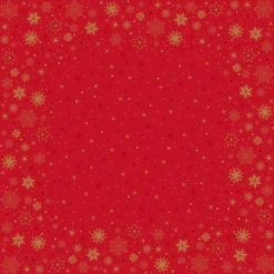 Dunisilk®-Mitteldecke 84 x 84 cm Stargazing Red
