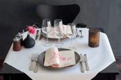 Dunisilk®-Mitteldecke 84 x 84 cm Weiß