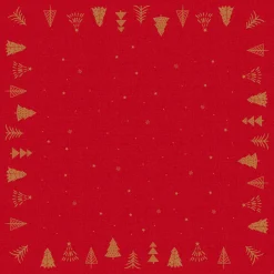 Dunisilk®-Mitteldecke 84 x 84 cm Shimmer Trees