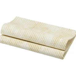 Dunisoft® Serviette 40 x 40 cm Washed Linen Gold