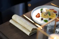 Dunisoft® Serviette 40 x 40 cm Washed Linen Gold