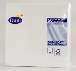 Dunisoft®-Serviette 48 x 48 cm Weiß