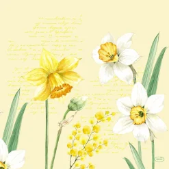 Dunisoft®-Serviette 40 x 40 cm Spring Daffodil