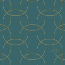 Dunisoft®-Serviette 20 x 20 cm Golden Deco