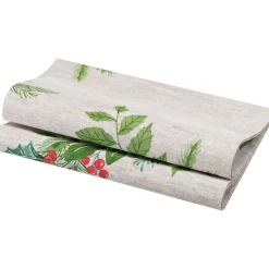 Dunisoft®-Serviette 40 x 40 cm Winter Greenery