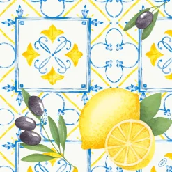 Dunisoft®-Serviette 40 x 40 cm Mediterrian