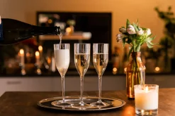 Elegance Champagnergläser Mehrweg 13 cl Transparent