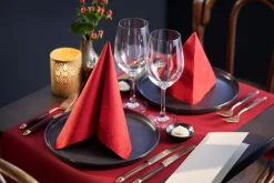 Evolin® Tête-à-Tête-Tischläufer 0,41 x 24 m Bordeaux