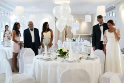 Evolin®-Tischdecke rund Ø 180 cm Weiß