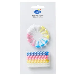 Geburtstagskerzen, sortiert 60 mm 6 Min.