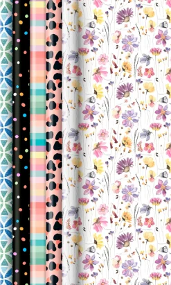 Geschenkpapier 0,7 x 2 m Mix Dreams