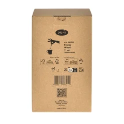 Holzrührstäbchen in Spenderbox 11 cm Natürlich