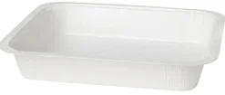 Karton/PET Schale 227 x 177 x 40 mm Weiß ungeteilt