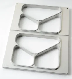 Kassette DF15/25 2-CAV Grau 3-Teilung